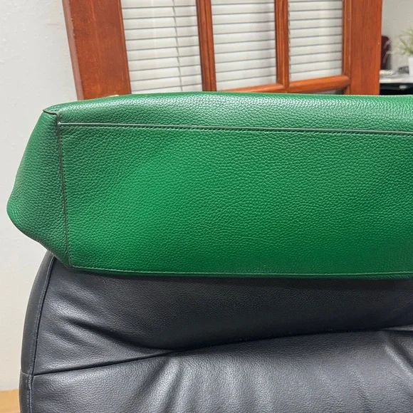 Tory Burch Emerald Green Tote - Picture 3 of 7